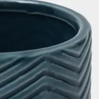 Аксессуары для ванной &laquo;Минимал&raquo;, 2 предмета: дозатор для мыла 350 мл, стакан 350 мл, синие