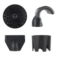 Haбop фeн Super hairdryer розовый (5 в 1) 2.7м