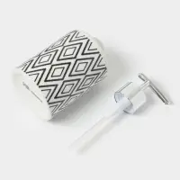 Набор аксессуаров для ванной комнаты Доляна &laquo;Марокко&raquo;, 3 предмета, мыльница, дозатор для мыла, стакан, белый