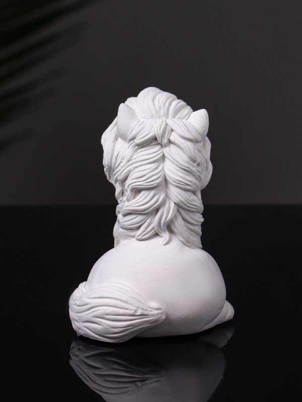 Статуэтка Статуэтка "Пони с подковой" 8х5х5 см, натуральный