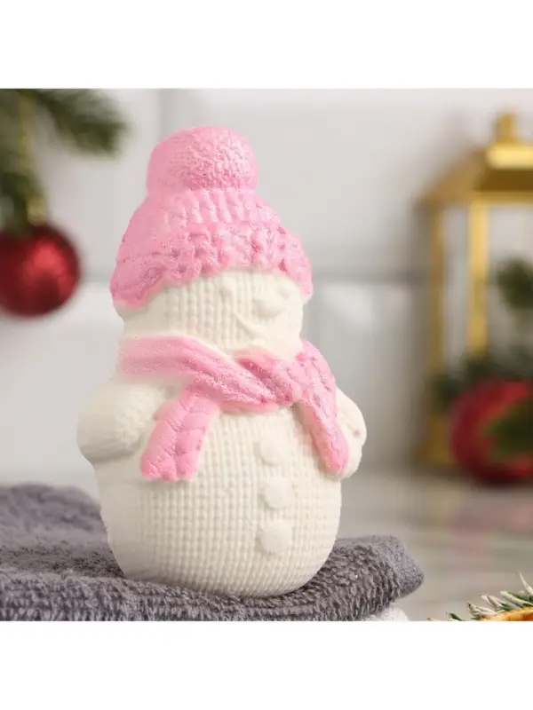 Бомбочка для ванн Бомбочка для ванн "Снеговик" кофе с корицей, 80 г