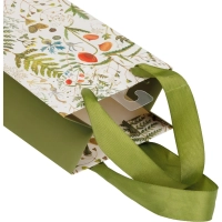 Пакет под бутылку подар. PREMIUMFLORA.ЛУГОВЫЕ ТРАВЫ12.3x36x9см 2-856/04