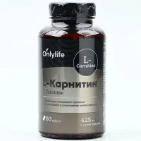 L - карнитин жиросжигатель спортивный, для похудения, 60 капсул
