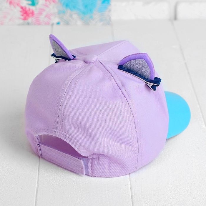 Кепка детская для девочки «Совунья», с заколочками, р-р. 52-54 см, 5-7 лет Кепка детская для девочки «Совунья», с заколочками, р-р. 52-54 см, 5-7 лет