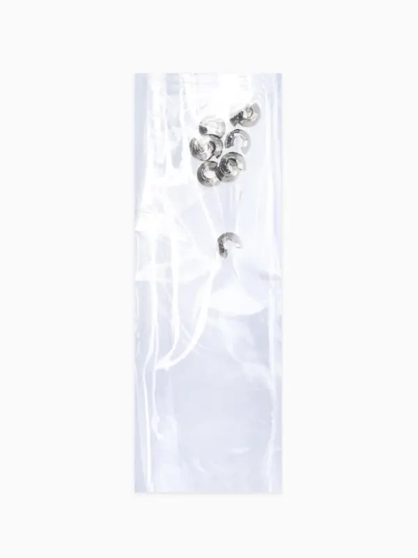 Набор для создания украшений "База" тросик, кримпы, шапочка, протектор, кольца, 61 пред, цв серебро