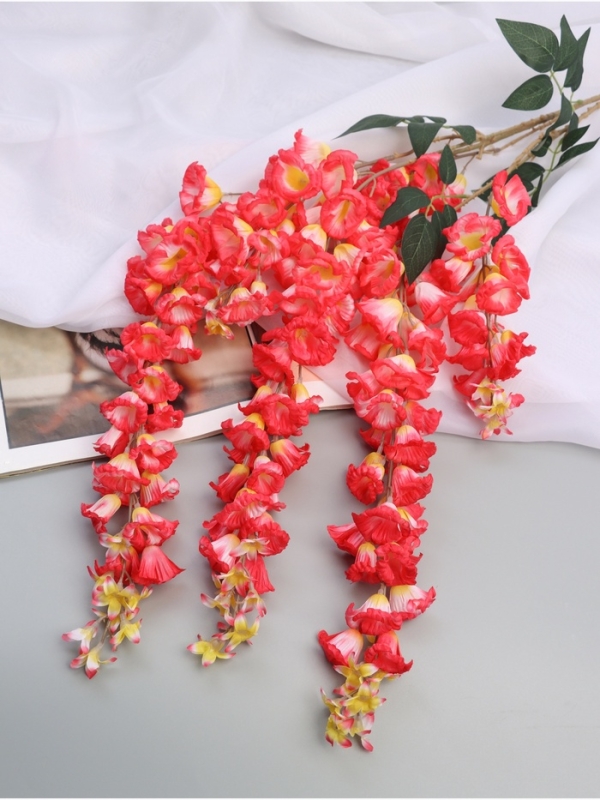 Цветы искусственные  Цветы искусственные "Наперстянка бреди" 97 см, светло-красный