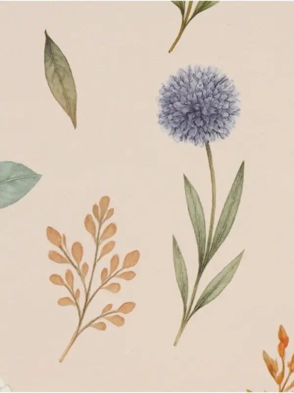 Бумага глянцевая двухсторонняя &laquo;Просто цветы&raquo;, 70 &times; 100 см