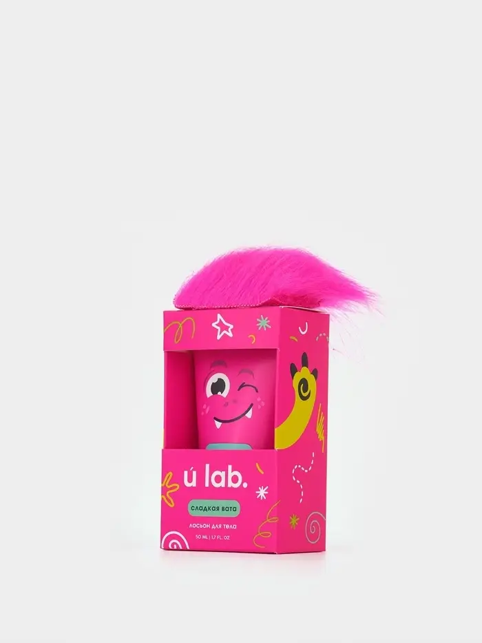 Лосьон для тела детский «Монстрики», аромат сладкая вата, ULAB Лосьон для тела детский «Монстрики», аромат сладкая вата, ULAB
