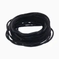 Шнурок для крестика, набор 3 шт. длина 100 см, диаметр 1.5 мм, нейлоновый гайтан, черный