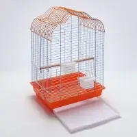 Клетка для птиц Bd=3/1o, раскрывающаяся крыша, 47.5&times;37&times;70 см, красная (фасовка 6 шт.)