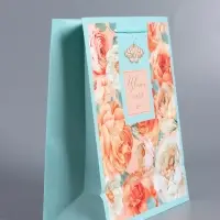 Пакет подарочный "Цвети каждый день" ламинированный 26 х 12 х 32 см