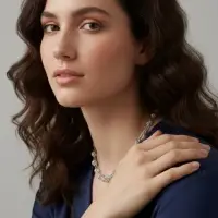 Набор 2 предмета: цепь, браслет &laquo;Узел&raquo;, 20, 40 см, медь, цвет серебро