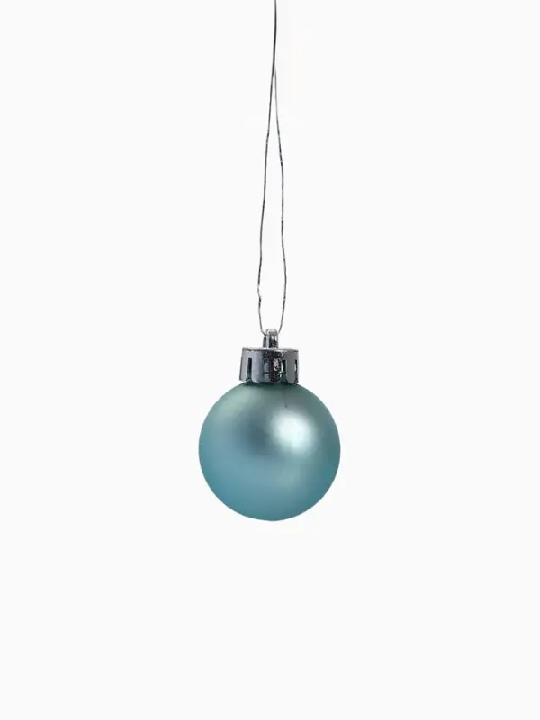 Ёлочные игрушки &laquo;Николь блеск&raquo;, шары новогодние, d=3 см, набор 20 шт., зелёный