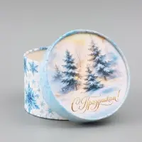 Подарочная коробка, набор 3в1 &laquo;Снежный Новый год&raquo;, 16&times;10 - 13&times;8.5 см