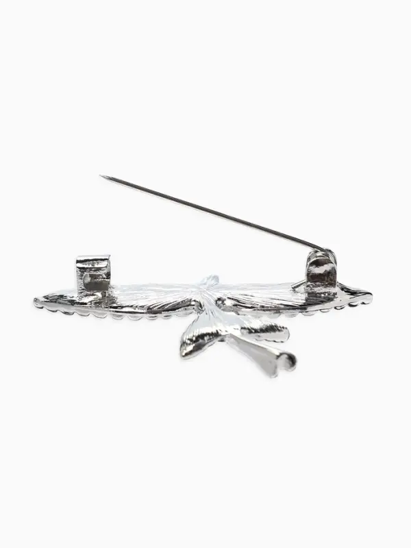 Брошь &laquo;Летучая рыба&raquo;, цвет серебро
