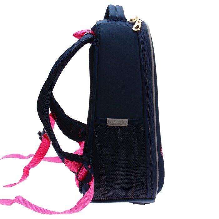 Рюкзак каркасный, 37 х 26 х 16 см, Grizzly RAw-396, синий RAw-396-7_1 Рюкзак каркасный, 37 х 26 х 16 см, Grizzly RAw-396, синий RAw-396-7_1