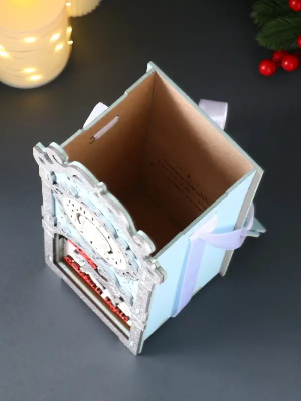 Шкатулка  Шкатулка "Лошадка 2026" с сувениром, 12х10х27, голубой