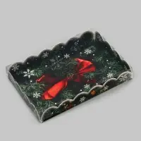 Коробка для печенья, кондитерская новогодняя упаковка, «Чудеса случаются», 22×15×3 см