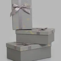 Набор подарочных коробок 3 в 1, прямоугольные 23&times;16&times;9.5 21&times;14&times;8.0 19&times;12&times;6.5 см