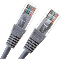 Патч-корд TWT TWT-45-45-0.5-GY UTP кат.5e, 0.5 м, серый