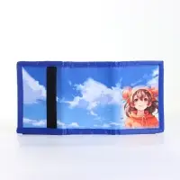 Кошелёк детский Выбражулька &laquo;Аниме&raquo;, на липучке, голубой
