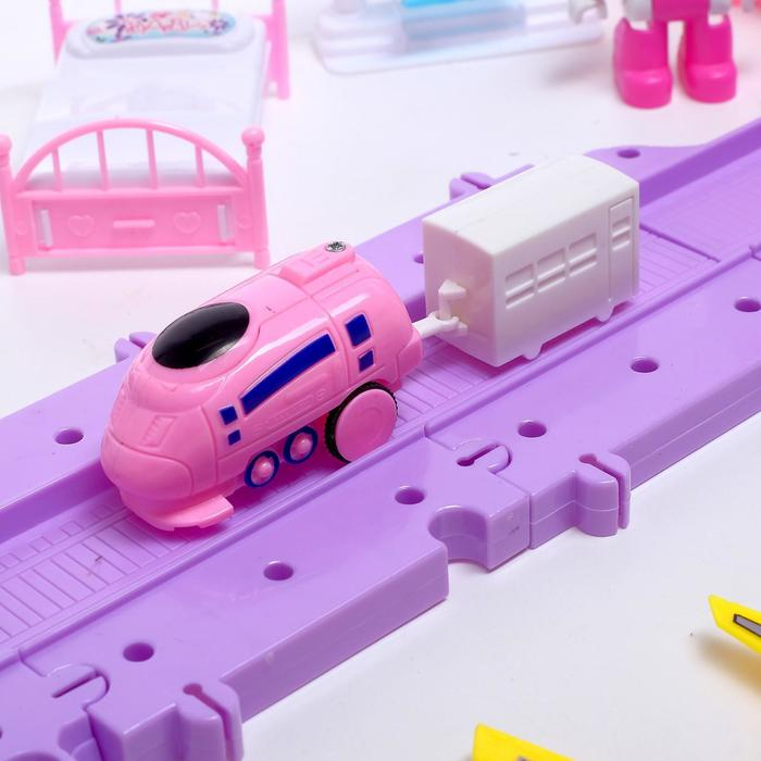 Железная дорога &laquo;Приключения принцессы&raquo;, работает от батареек