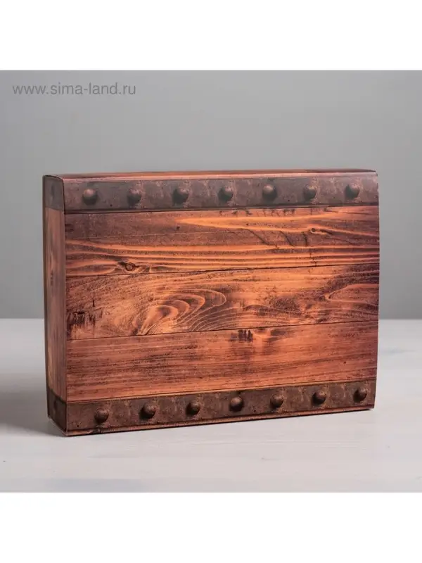 Коробка кондитерская, упаковка, &laquo;Ящик&raquo;, 20&times;15&times;5 см