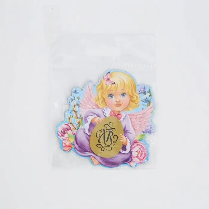 Магнит со скретч-слоем &laquo;Ангел&raquo; на пасху, 7&times;7 см