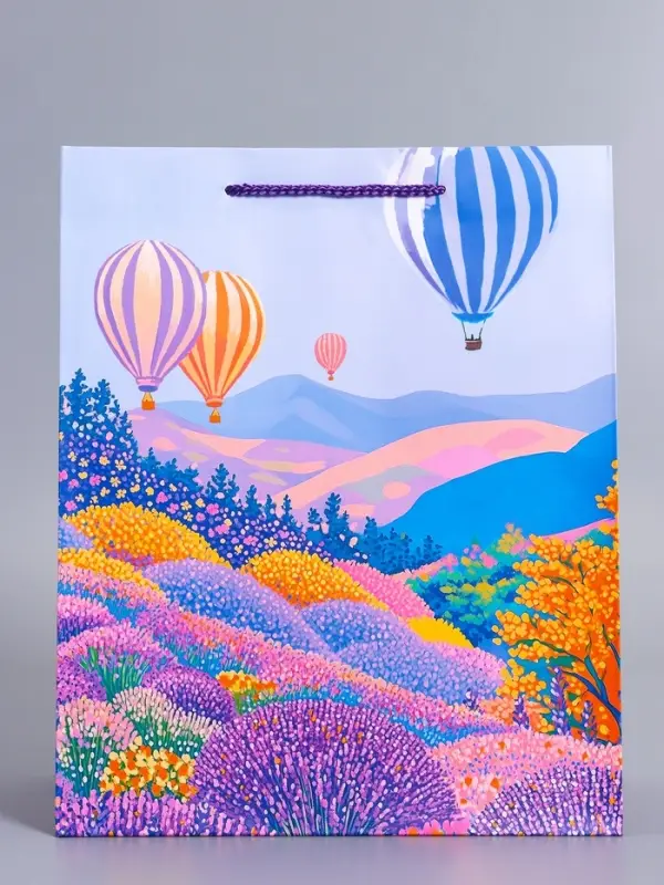 Пакет подарочный ламинированный &laquo;Летний вечер&raquo;, 26&times;12&times;32 см