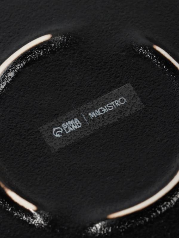 Блюдо фарфоровое с крышкой-клош для десертов "Галактика" 24,2х22х16 см