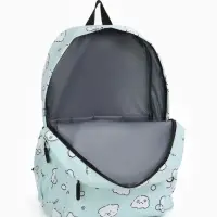 Рюкзак школьный &laquo;Мишки&raquo;, с пеналом, 3 кармана, 28&times;12&times;43 см, бирюзовый