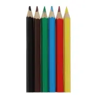 Карандаши Calligrata, цветные, 6 цветов, мини, шестигранные