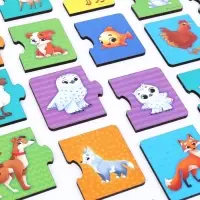 Пазл Лесная мастерская &laquo;Мама и малыш&raquo;, 40 деталей