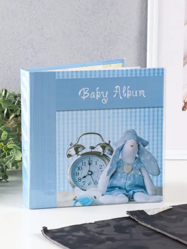 Фотоальбом-анкета, голубой