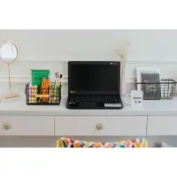 Корзина для мелочей Доляна, 29&times;12&times;12 см, чёрная