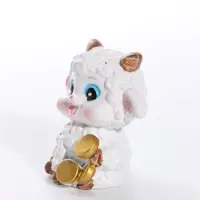 Фигурка полистоун &laquo;Бараш - кудряш с сундуком&raquo;, 4.5&times;3.5&times;4 см, МИКС