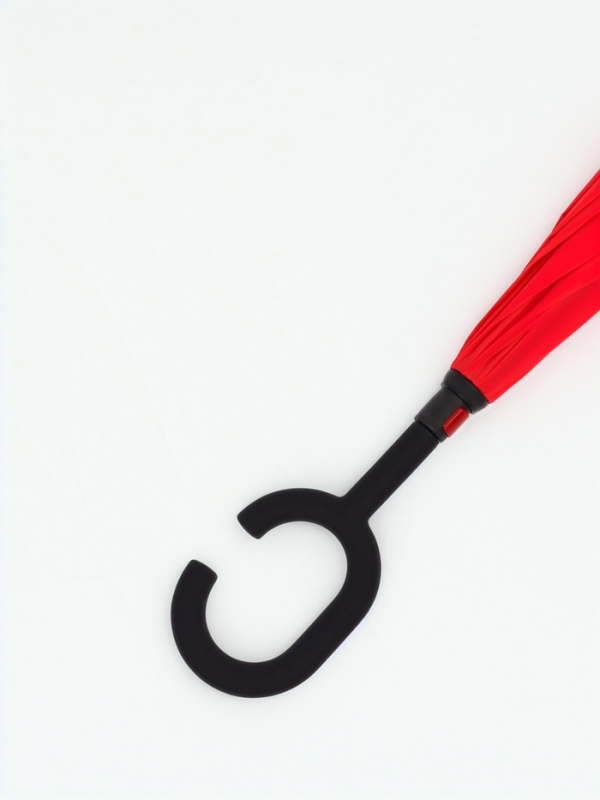 Зонт - наоборот «Однотон», механический, 8 спиц, R = 53/61 см, цвет чёрный/красный Зонт - наоборот «Однотон», механический, 8 спиц, R = 53/61 см, цвет чёрный/красный