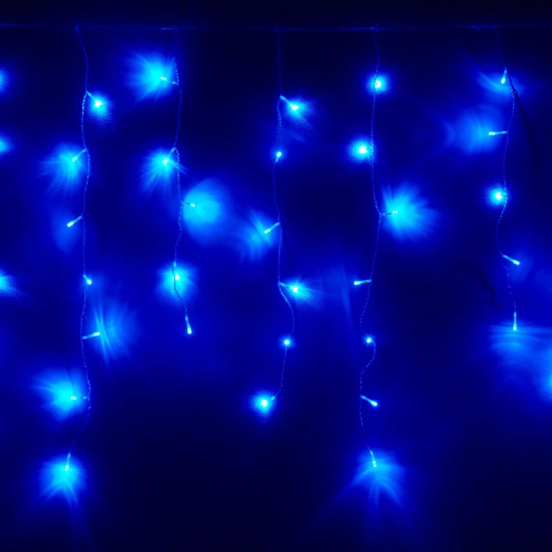 Гирлянда светодиодная бахрома голубой 200LED(4,5x0,7м) IP65 SW-XMAXOut-0011