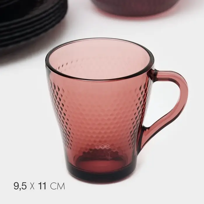 Столовый сервиз Luminarc &laquo;Идиллия&raquo;, 43 предмета, стекло, лилак