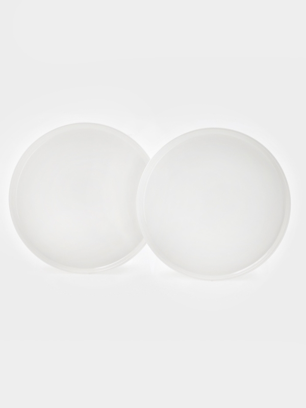 Набор тарелок 2 шт 16,5х1,5 см Magistro Набор тарелок 2 шт 16,5х1,5 см Magistro "White Snow"