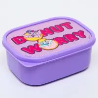 Ланч-бокс прямоугольный 0,5 л "Donut worry", My little pony