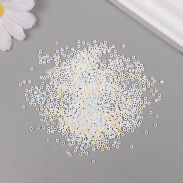 Бисер стекло 11/0  Бисер стекло 11/0 "Матовый. Меланж макарун" 10 гр