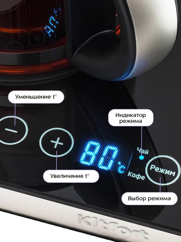 Электрический чайный набор 2200 Вт для кухни KT-635 Электрический чайный набор 2200 Вт для кухни KT-635