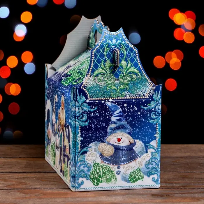 Подарочная новогодняя коробка &laquo;Краски зимы&raquo; 21.2&times;12.3&times;22.6 см