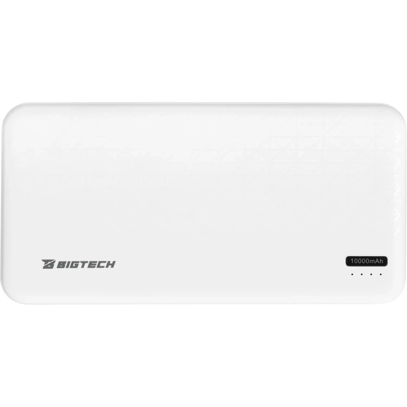 Внешний аккумулятор BigTech (BT-PB-10-W-2) 10000 mAh белый