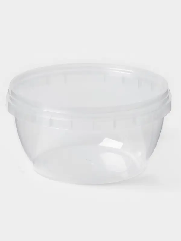 Банка Банка "Супница" прозрачная 365 мл с крышкой