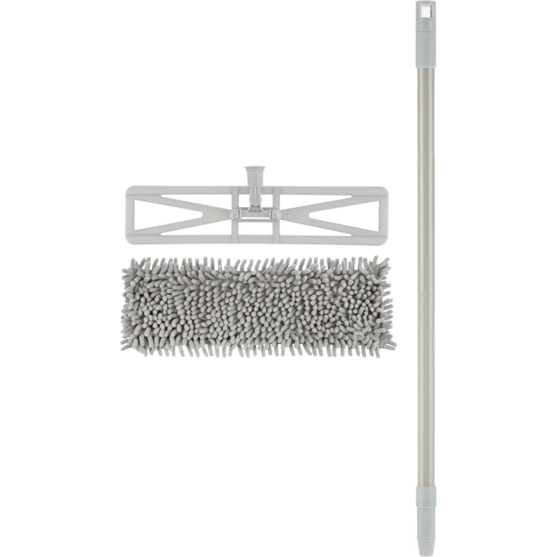Швабра флаундер с насадкой из микрофибры (шенилл)