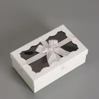 Наборок коробок 3 в 1 прямоугольные с окном 23*16*9.5 21*14*8.0 19*12*6.5 см