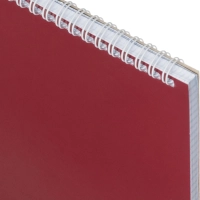 Блокнот на спирали А4 60л. ATTACHE, бордо, блок 60г, обложка 215г
