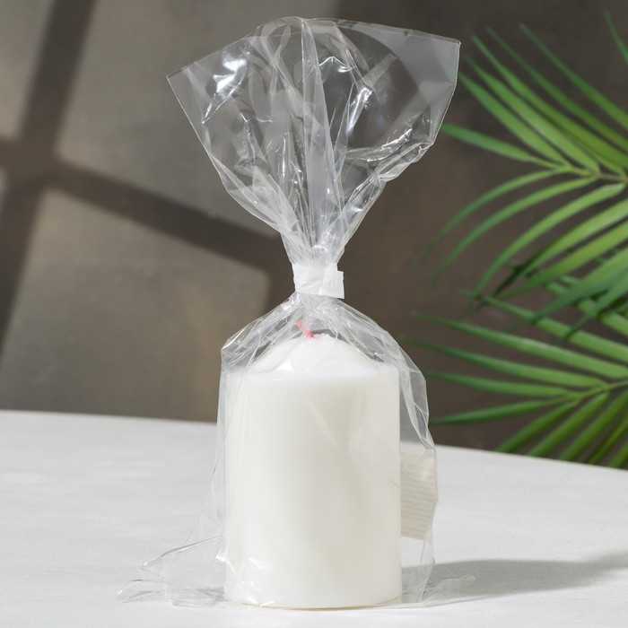 Свеча- столбик, 8х5,6 см, белая Свеча- столбик, 8х5,6 см, белая